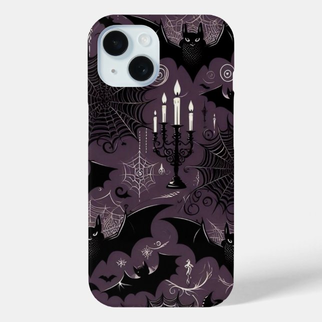Coques Case-Mate iPhone Chauves-souris & Toiles d'araignées (Verso)