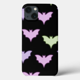Case-Mate iPhone Case Chauves-souris violet rose néon coloré Halloween M