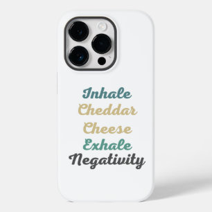 Coque Case-Mate iPhone Cheddar Inhale Fromage Exhale Négativité