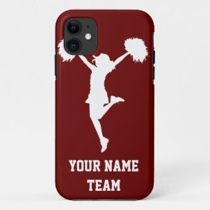 Coque Case-Mate Pour iPhone Cheerleading personnalisable de pom-pom girl