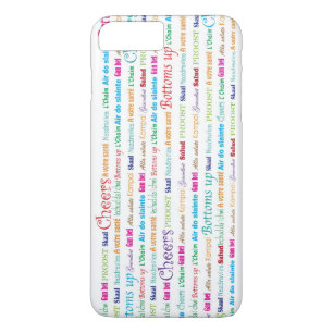 Coque iPhone 7 Plus Cheers_Around The World_multi-language_multi-color