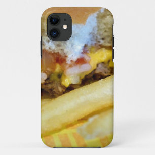 Coque Case-Mate Pour iPhone Cheeseburger et fritures