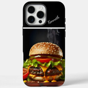 Coque iPhone 16 Pro Max Cheeseburger juteux gastronomique