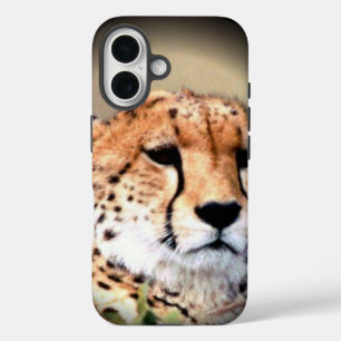 Coques iPhone 16 Cheetah Portrait par Pleine lune : La grâce de la
