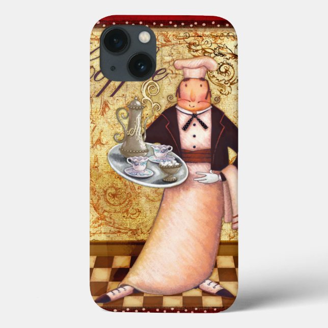 Coques Case-Mate iPhone Chef Coffee (Verso)