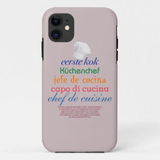 Case-Mate iPhone Case chef de cuisine