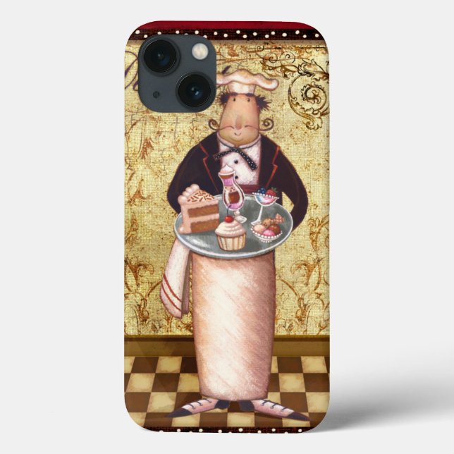 Coques Case-Mate iPhone Chef Dessert (Verso)