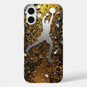 Coque Pour iPhone 16 Plus Chelem or et noir