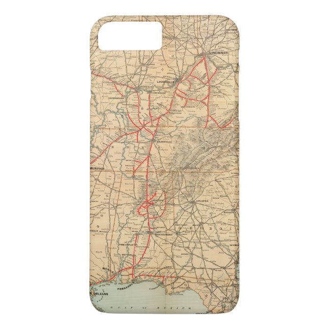 Coques Case-Mate iPhone Chemin de fer de Louisville et de Nashville (Dos)