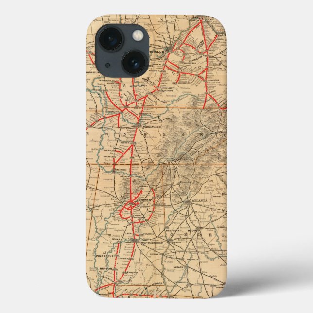 Coques Case-Mate iPhone Chemin de fer de Louisville et de Nashville (Verso)