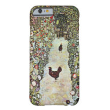 Chemin de jardin avec poulets, Gustav Klimt, Art N