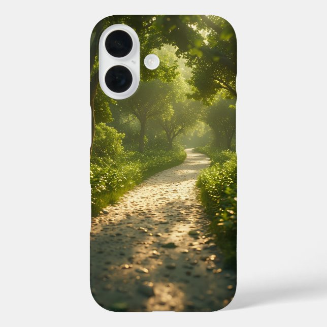 Coques Case-Mate iPhone Chemin de la forêt illuminée (Verso)