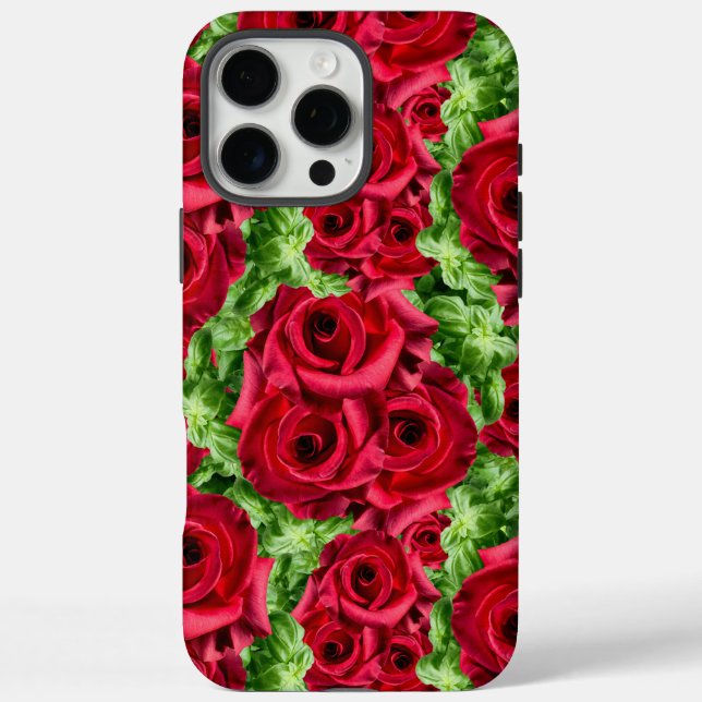 Coques Case-Mate iPhone Chemin Rouge Roses Fleur Garland (Verso)