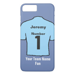 Coque Case-Mate iPhone Chemise de football Blue Sky Light Choisissez le n