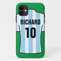 Chemise de football en bleu clair Coque-coque ipho