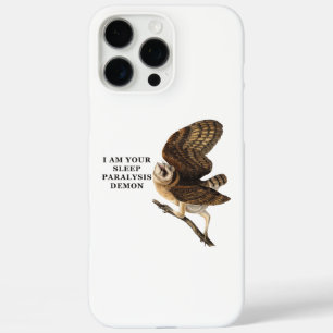 Coque iPhone 16 Pro Max Chemise drôle de chouette effraie