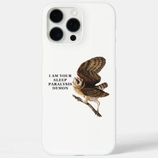 Coque iPhone 16 Pro Max Chemise drôle de chouette effraie