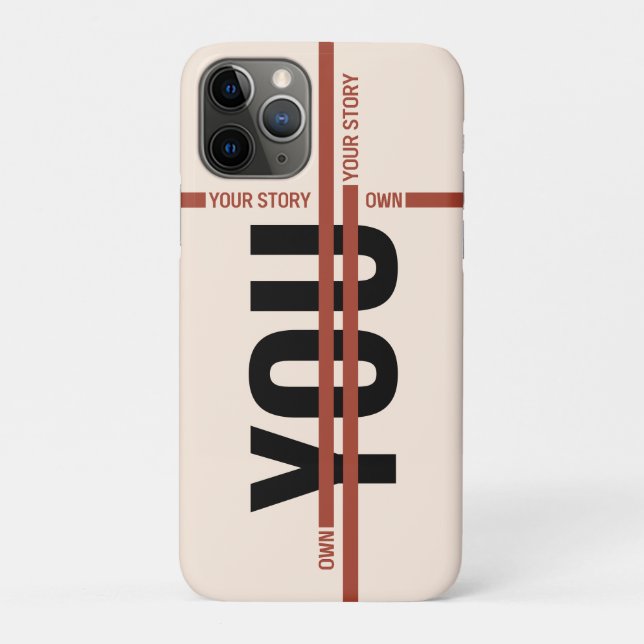 Coques Case-Mate iPhone Chemise « Maîtrise ton histoire » – Citation motiv (Dos)