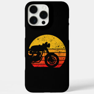 Coque iPhone 16 Pro Max Chemise moto Vintage T-shirt rétro pour Cafe Ra