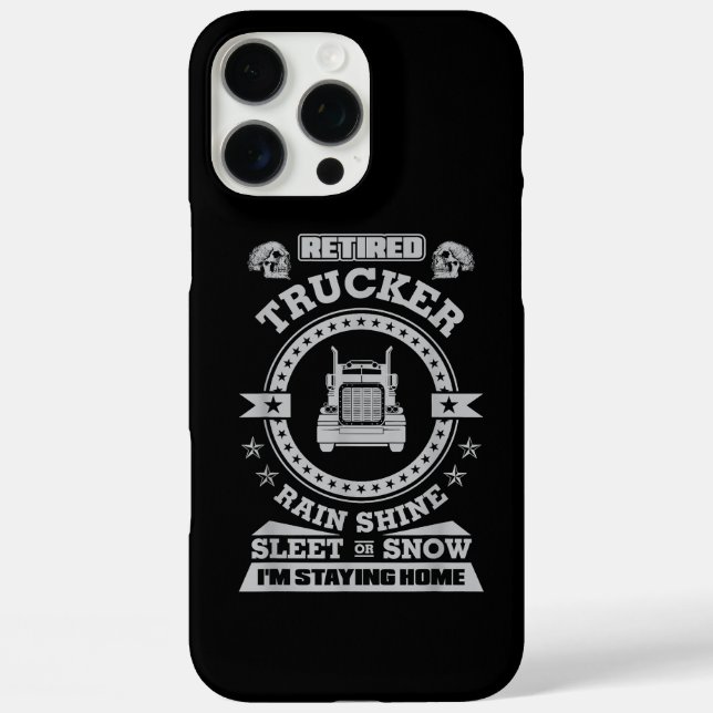 Coques Case-Mate iPhone Chemises de camionnette à la retraite Funny Vêteme (Verso)