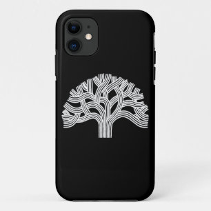 Coque Case-Mate Pour iPhone Chêne blanc d'Oakland sur le noir