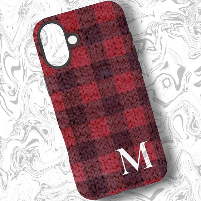 Coques Case-Mate iPhone Chèque Plaid Buffalo Rouge (Créateur téléchargé)