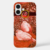 CHÈQUES BLANCS EN MONOGRAM ROUGE