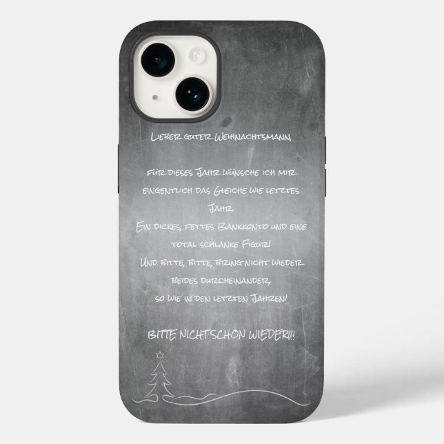 Coques Case-Mate iPhone Cher bon Père Noël (Verso)