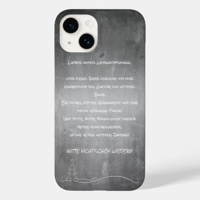 Coques Case-Mate iPhone Cher bon Père Noël (Verso)