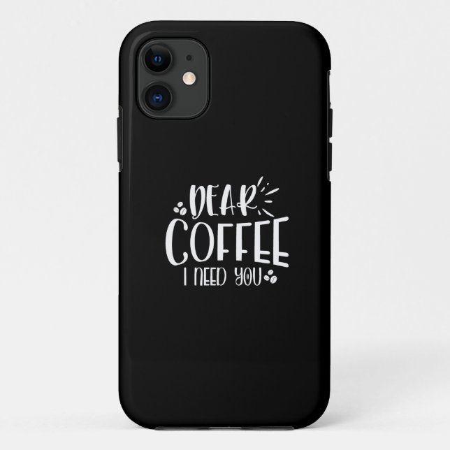 Coques Case-Mate iPhone cher café, j'ai besoin de vous (Dos)