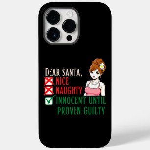 COQUE Case-Mate iPhone CHER PÈRE NOËL, INNOCENTE JUSQU'À CE QU'IL SOIT PR