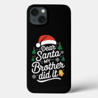 Cher Père Noël Mon Frère L'a Fait Drôle De Noël 