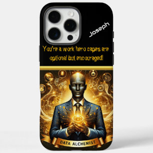 Coque iPhone 16 Pro Max Chercheur de données créatives au travail