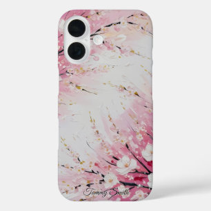 Coque Pour iPhone 16 Cherry Blossom Breeze Abstrait