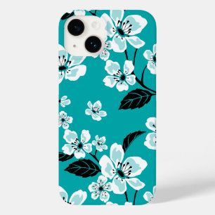 COQUE Case-Mate iPhone CHERRY BLOSSOM - SAKURA (TURQUOISE)