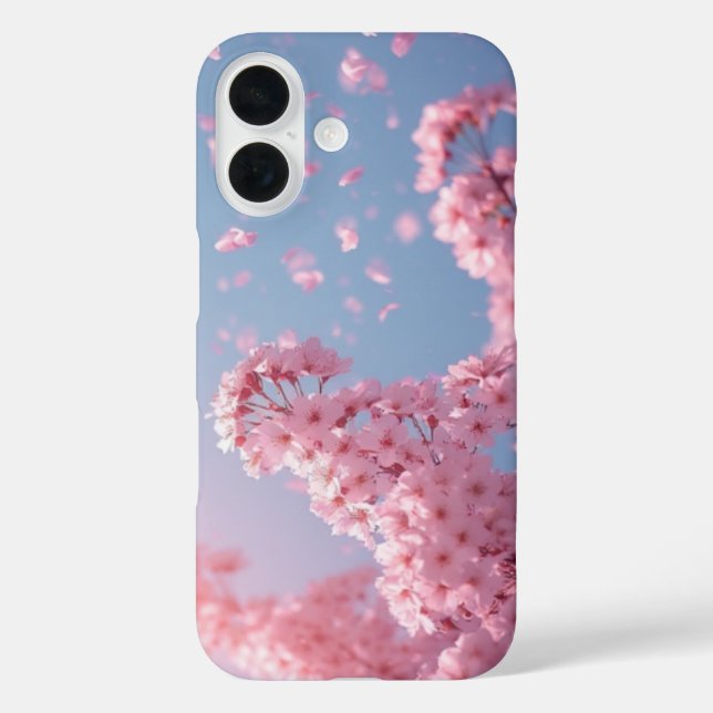 Coques Case-Mate iPhone Cherry Blossom Spring – Soft Pink Floral Art (Verso)