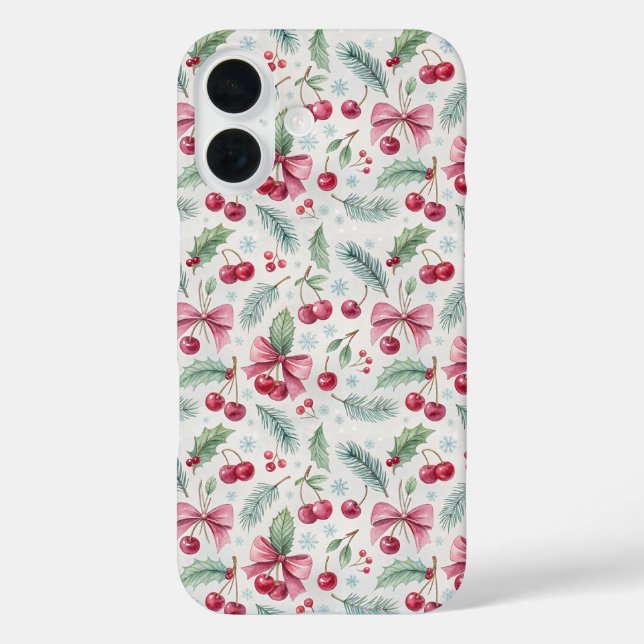Coques Case-Mate iPhone Cherry Christmas (Verso)