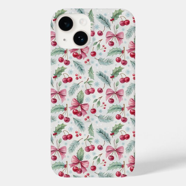 Coques Case-Mate iPhone Cherry Christmas (Verso)