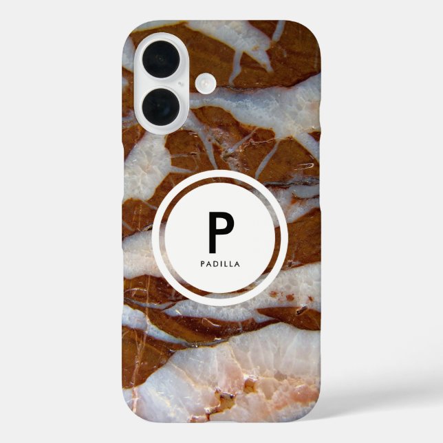 Coques Case-Mate iPhone Chert avec des veines quartz Rock Texture Imprimer (Verso)