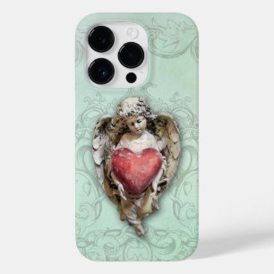 Coque Case-Mate iPhone Cherub baroque vintage avec coeur