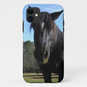 Etui iPhone Case-Mate Cheval à bascule noir secouru