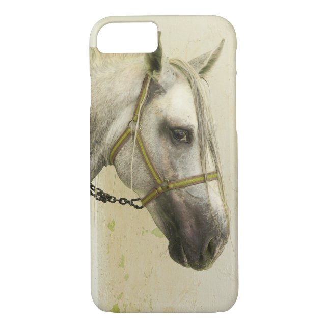 Coques Case-Mate iPhone Cheval andalou grise (Dos)