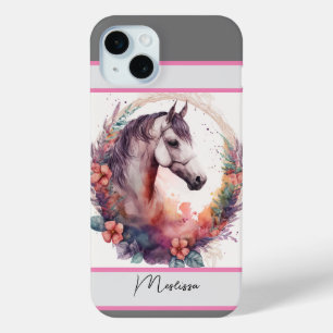Coque Case-Mate iPhone Cheval aquarelle