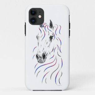 Coque iPhone 11 Cheval arabe élégant