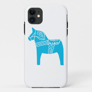 Coque iPhone 11 Cheval bleu de Dala