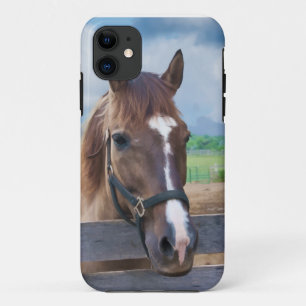 Case-Mate iPhone Case Cheval Brown avec le licou