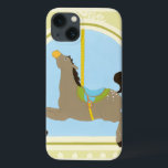 Coque Case-Mate iPhone Cheval Carrousel par Juin Erica Vess<br><div class="desc">Gallop on the merry-go-round with this carousel horse print by June Erica Vess! Le cheval a été jeté dans le plaisir,  prêt à porter un autre enfant pour un tour. Commandez votre exemplaire aujourd'hui !</div>