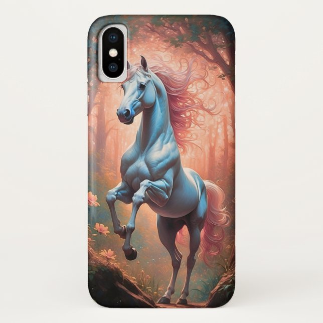 Coques Case-Mate iPhone cheval dans la forêt (Dos)