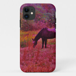 Coque Case-Mate Pour iPhone Cheval dans un champ de couleur Kaleidoscope