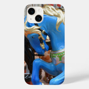 Coque Case-Mate iPhone Cheval de carrousel bleu